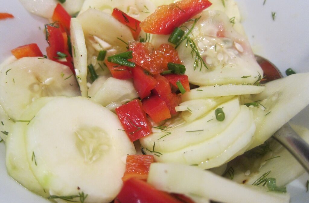 A Bit Pickled Cucumber Salad