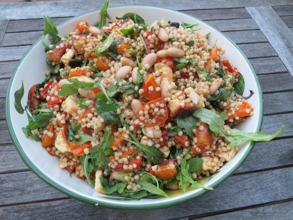 Sorghum_with_Halloumi_Cheese